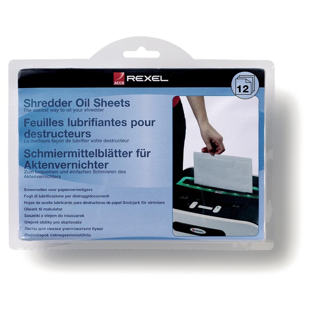 Lot de 12 feuilles de lubrification REXEL — Base