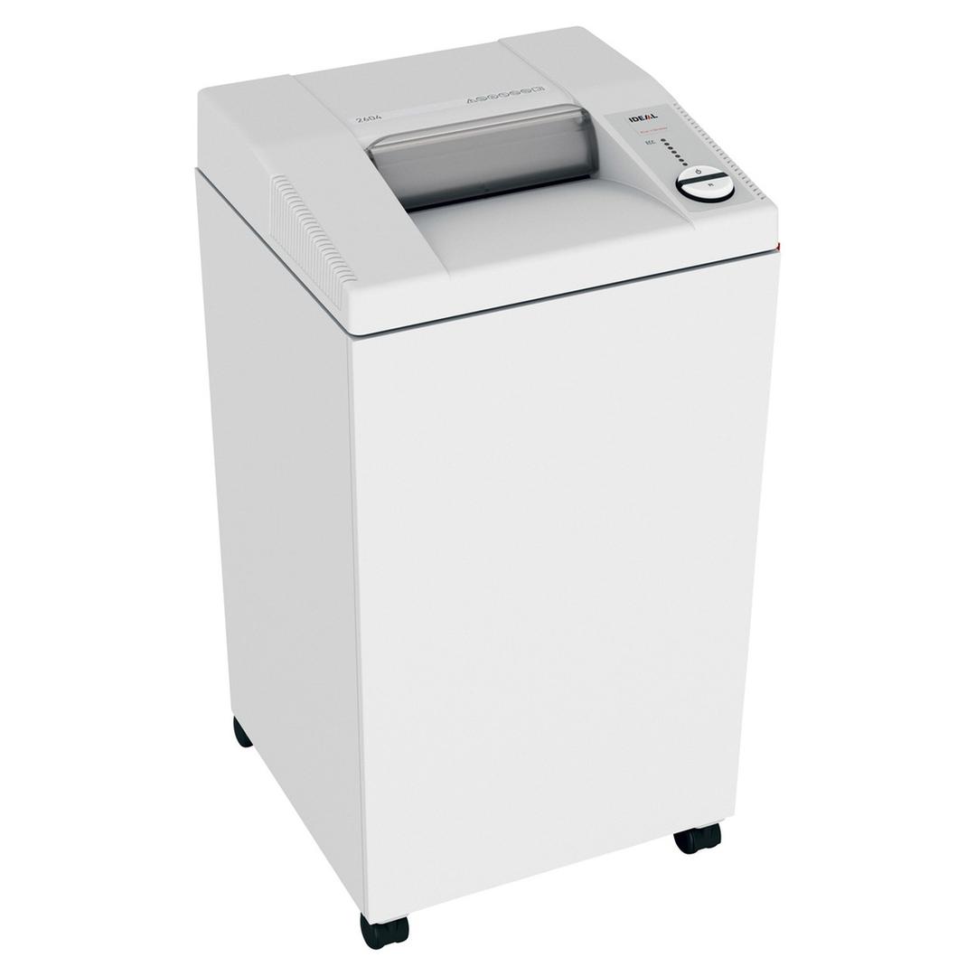 Destructeur de documents secrets P6 Coupe micro-particules 2604 C/M 0,8 x 12 mm IDEAL — Vue de droite