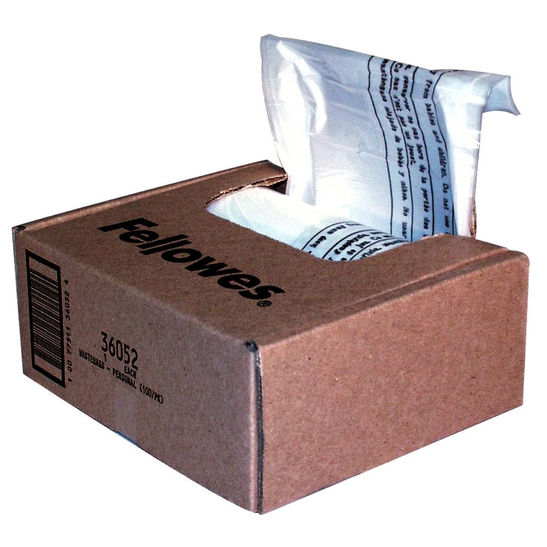 Lot de 100 sacs plastiques 23-28 L (n°36052) FELLOWES — Base