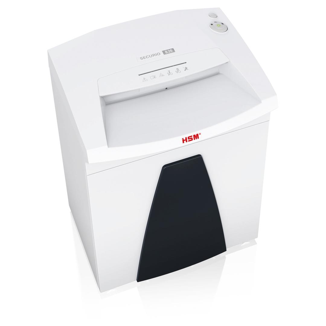 Destructeur de documents confidentiels P4 Coupe croisée B26 Securio 4,5 x 30 mm HSM — Vue de droite
