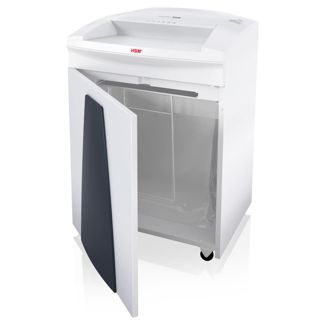 Destructeur de documents P2 Coupe droite B35 Securio 3,9 mm HSM — Collecteur ouvert