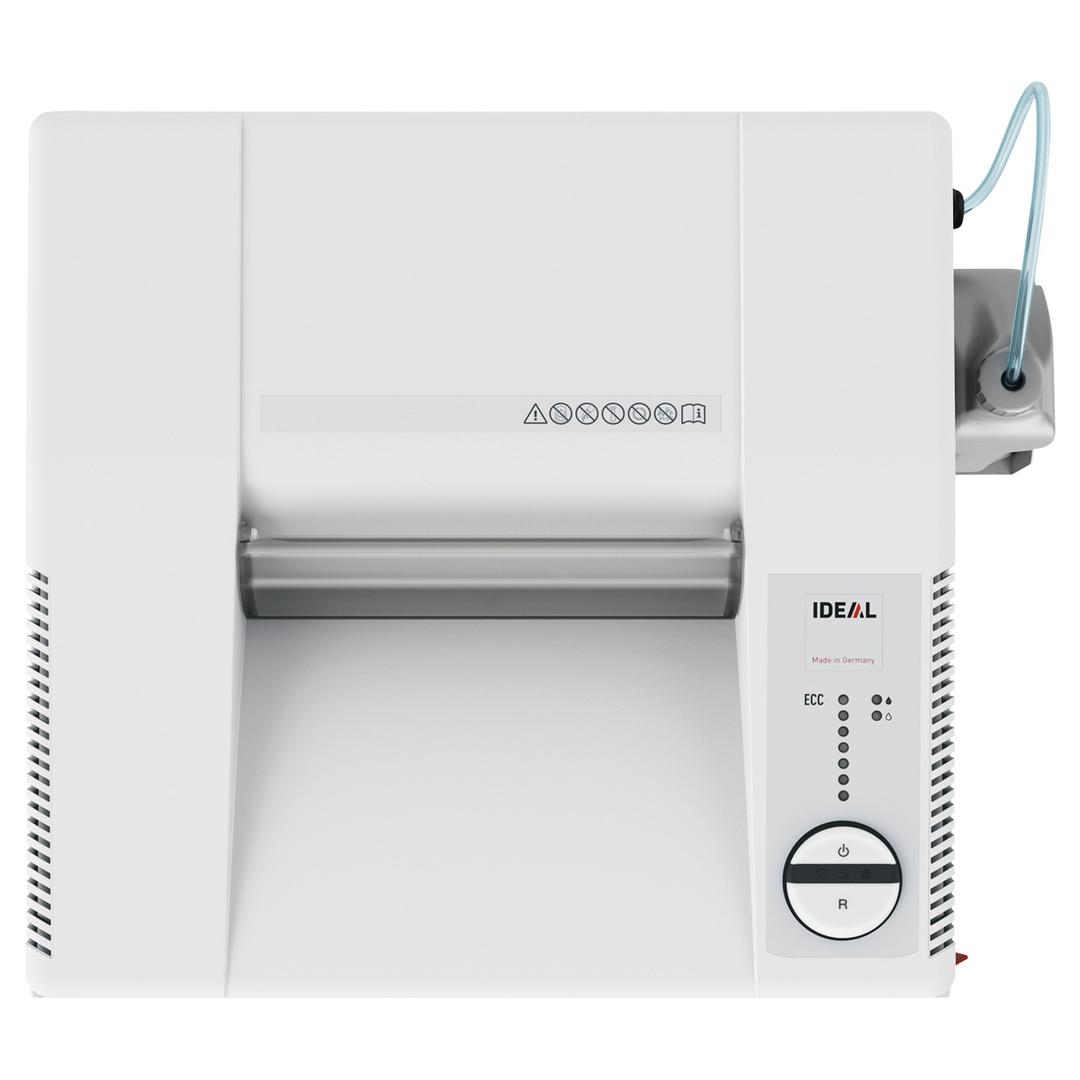 Destructeur de documents très secrets P7 Coupe micro-particules 2605 SM/C 0,8 x 5 mm équipé d'un huileur automatique IDEAL — Vue de dessus