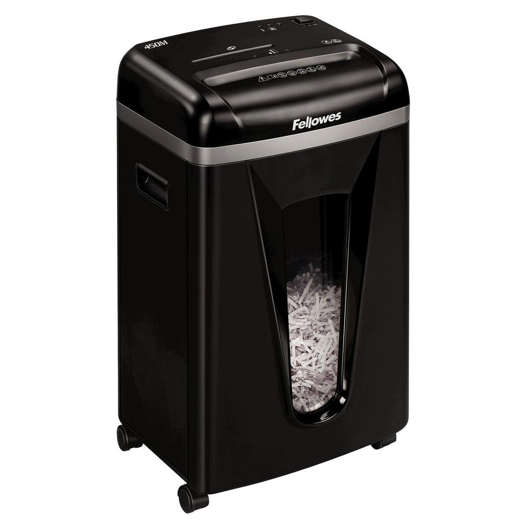 Destructeur de documents très confidentiels P5 Coupe croisée Microshred 450M 2 x 12 mm FELLOWES — Vue de droite