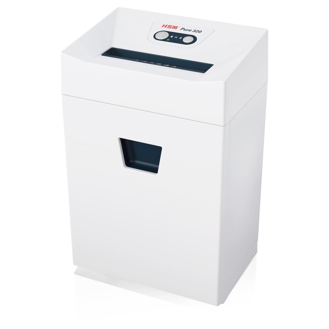 Destructeur de documents P2 Coupe droite 320 Pure 3,9 mm HSM — Base