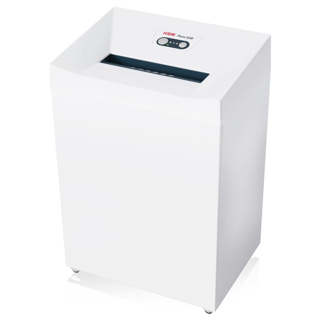 Destructeur de documents P2 Coupe droite 530 Pure 3,9 mm HSM — Base