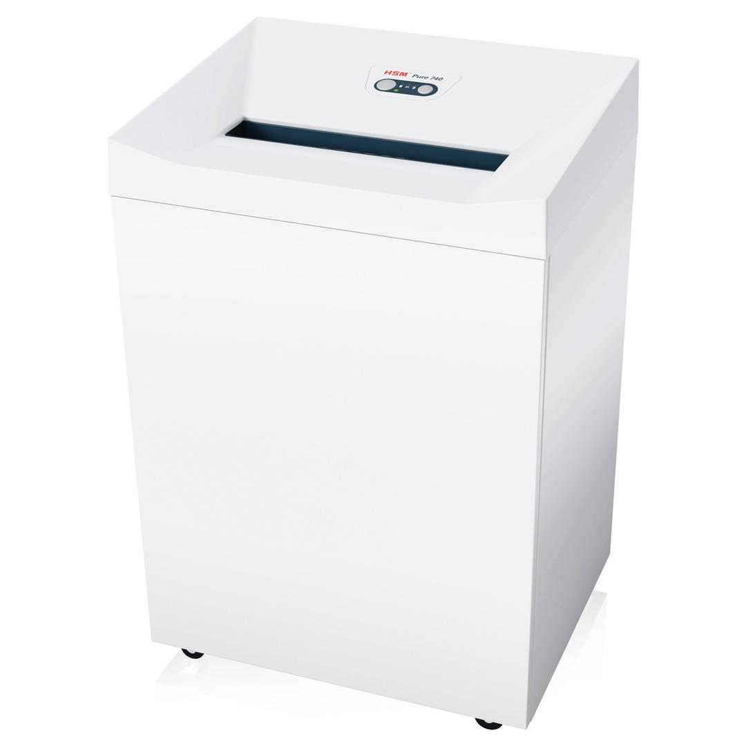 Destructeur de documents P2 Coupe droite 740 Pure 5,8 mm HSM — Base