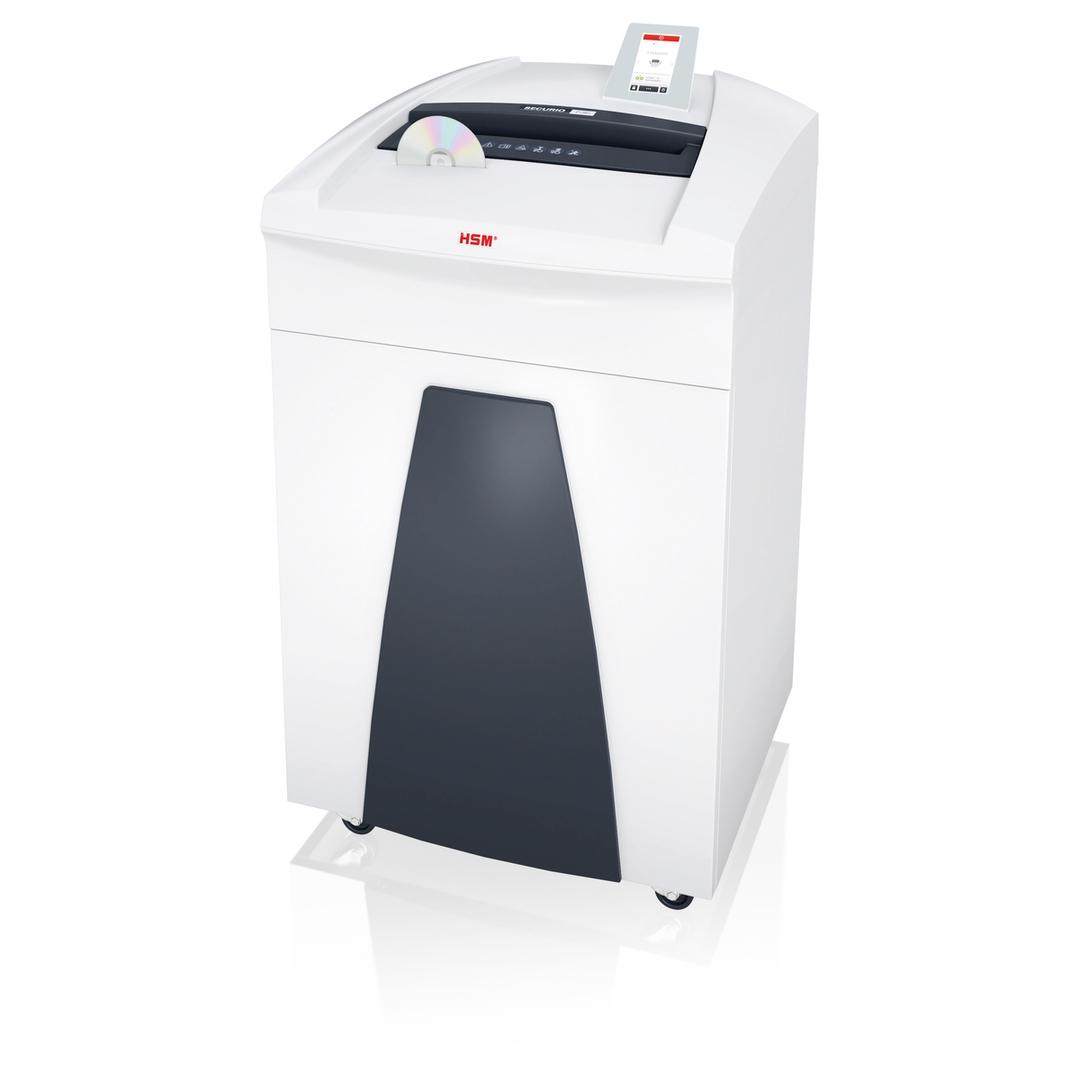 Destructeur de documents confidentiels P4 Coupe croisée Forte capacité Huileur automatique P36i Securio 4,5 x 30 mm Bloc de coupe CD (4 X 7 mm) HSM — Insertion cd