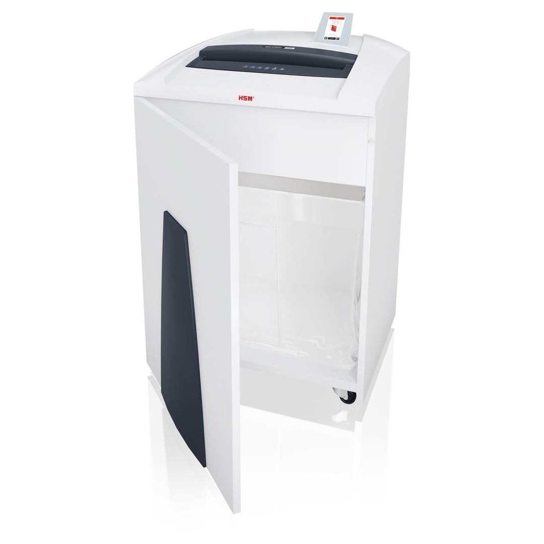 Destructeur de documents très confidentiels P5 Coupe croisée Forte capacité Huileur automatique P44i Securio 1,9 x 15 mm HSM — Collecteur ouvert