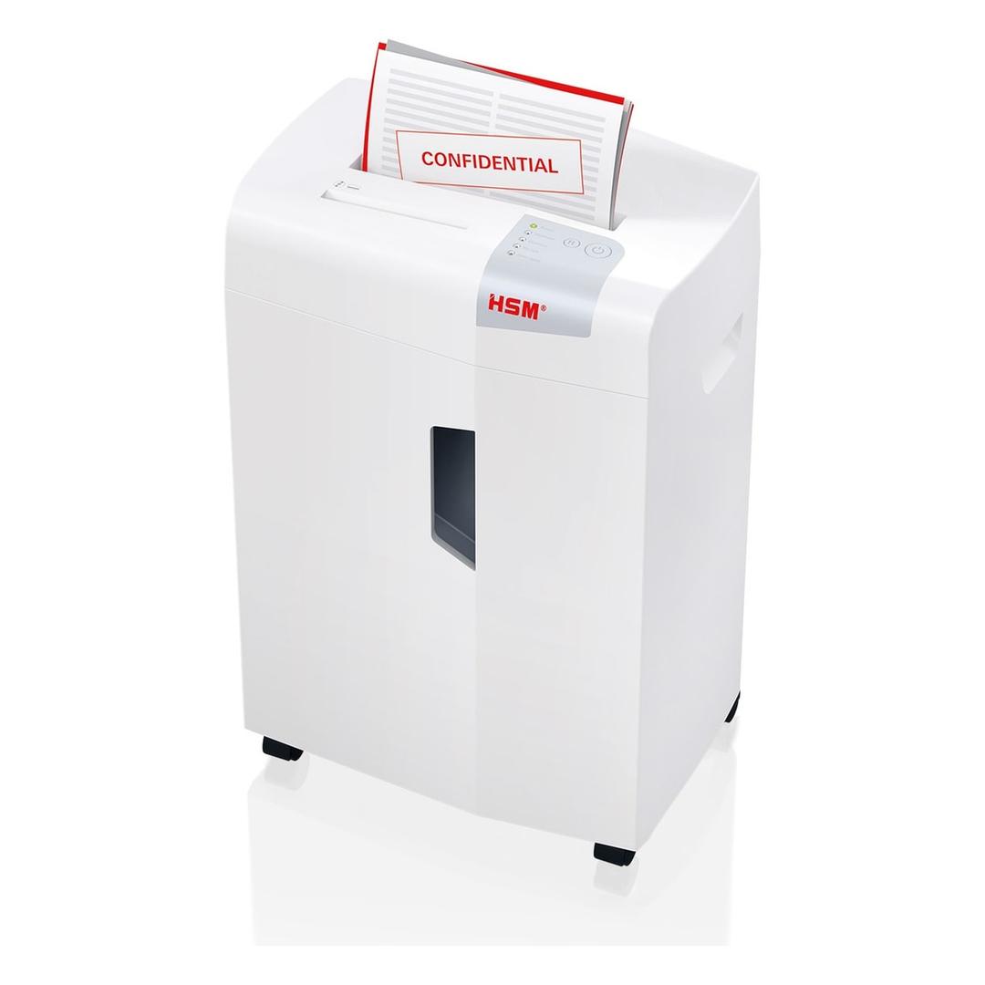 Destructeur de documents confidentiels P4 Coupe croisée X15 Shredstar 4 x 37 mm HSM - Destructeur de documents HSM shredstar X15, feuilles de papier engagées dans la fente