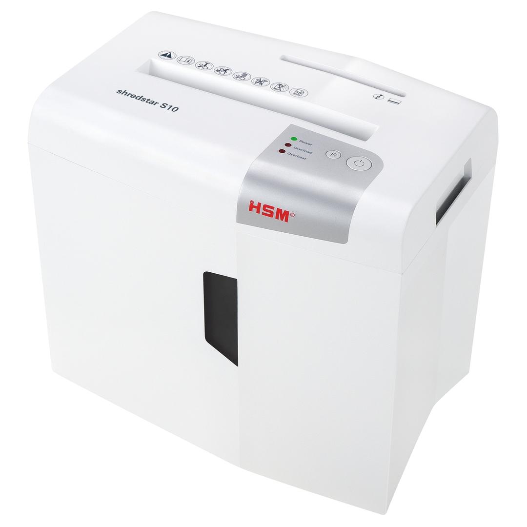 Destructeur de documents P2 Coupe droite S10 Shredstar 6 mm HSM — Base