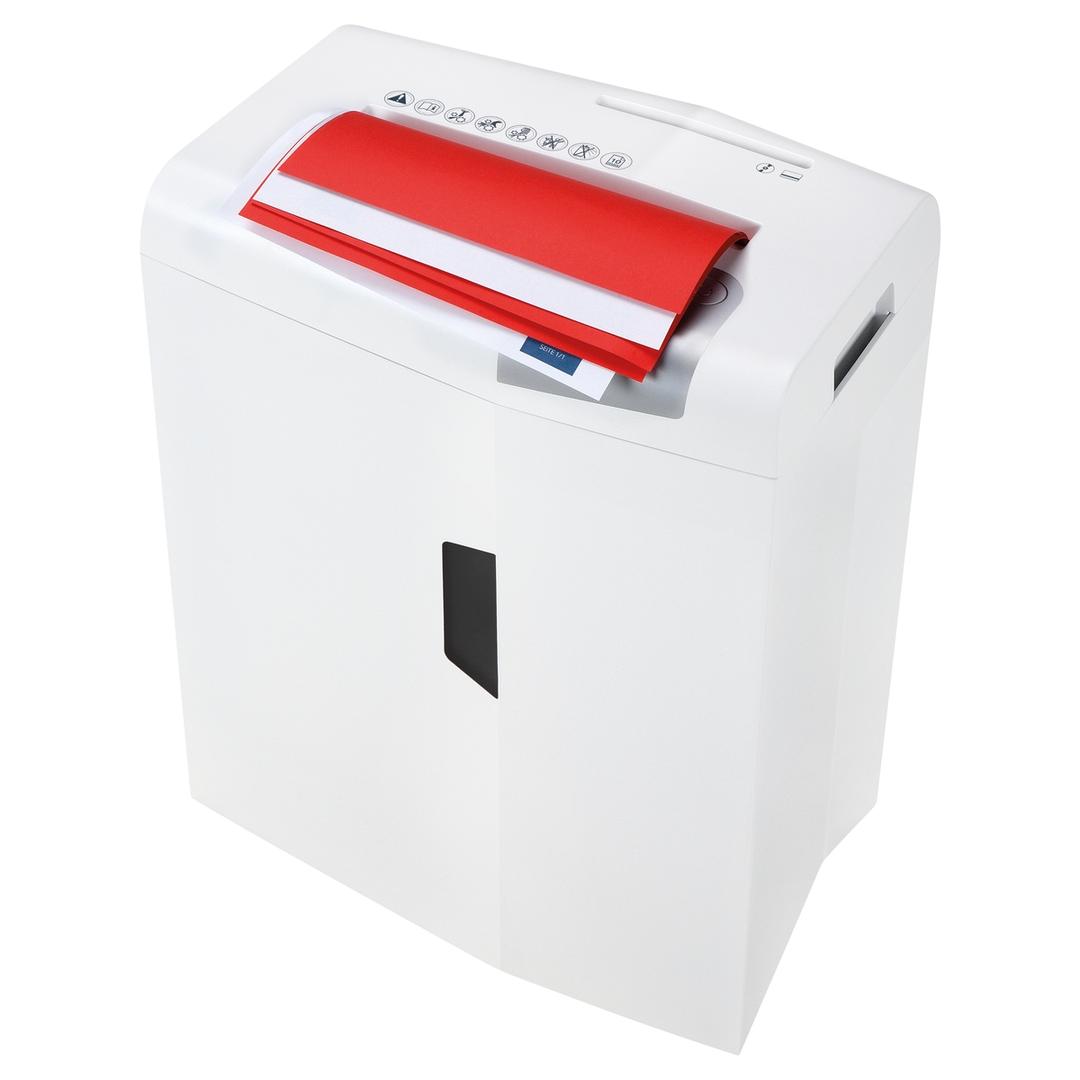 Destructeur de documents confidentiels P4 Coupe croisée X10 Shredstar 4,5 x 30 mm HSM — Insertion papier