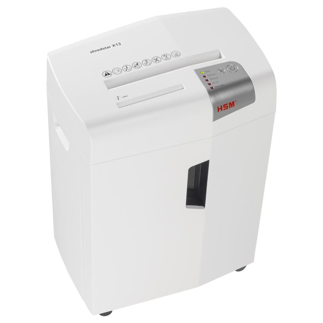 Destructeur de documents confidentiels P4 Coupe croisée X13 Shredstar 4 x 37 mm HSM — Vue de droite