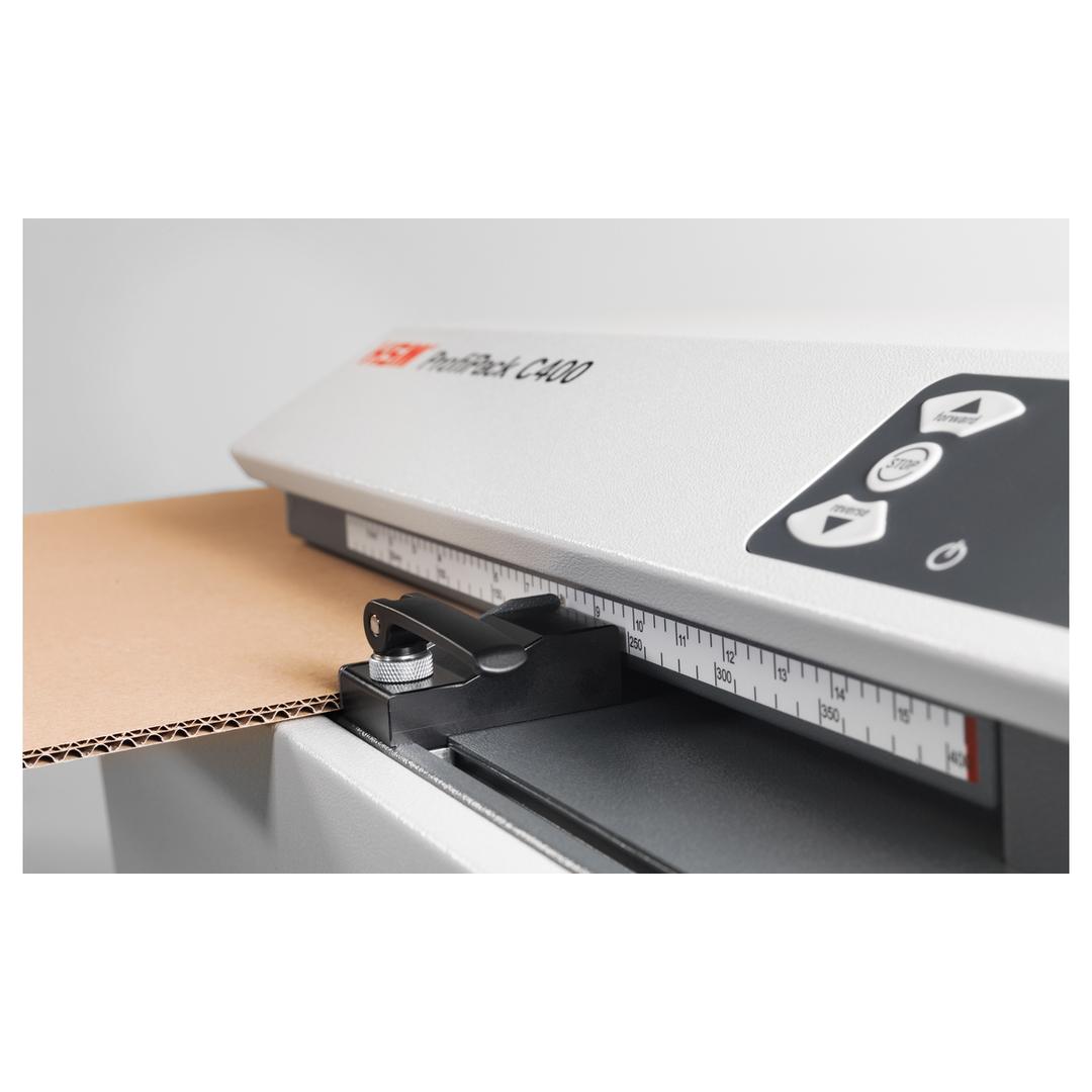 Matelasseur de cartons pour calage ProfiPack C400 HSM — Réglages butée