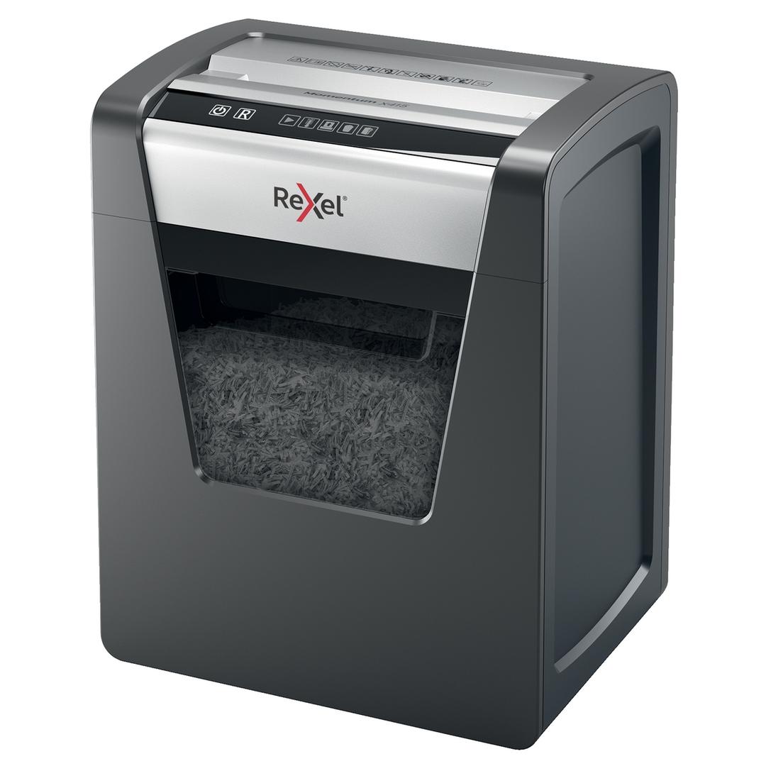 Destructeur de documents confidentiels P4 Coupe croisée Momentum X415 4 x 40 mm REXEL — Base