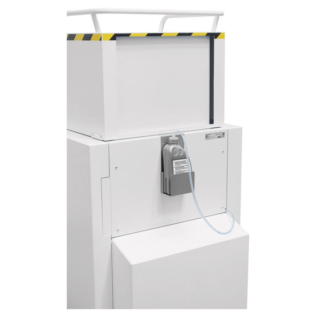 Destructeur de documents très confidentiels P5 Coupe croisée Forte capacité 4606 C/C 2 X 15 mm équipé d'un huileur automatique IDEAL — Details huileur automatique