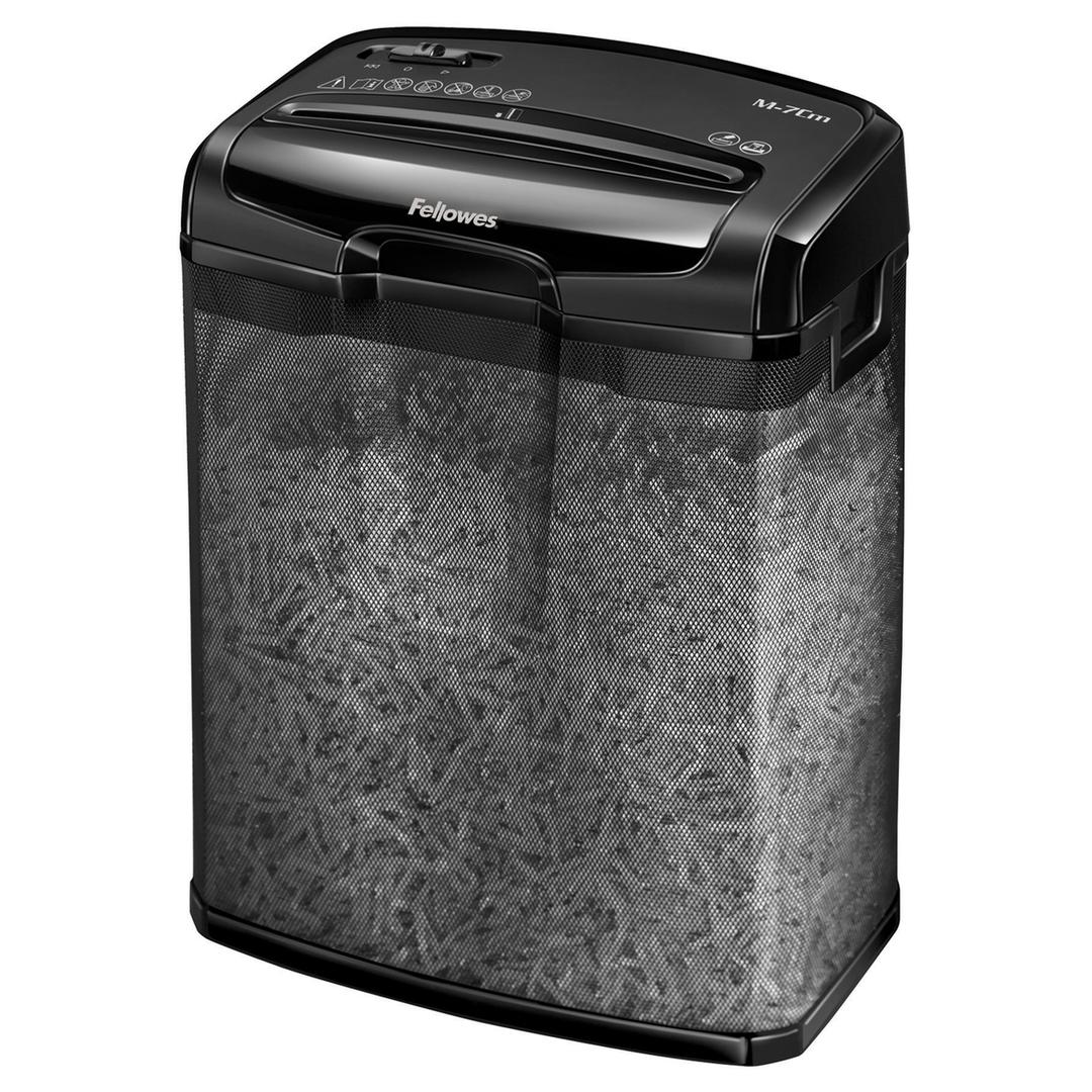 Destructeur de documents confidentiels P4 Coupe croisée Powershred M-7CM 4 x 35 mm FELLOWES — Base