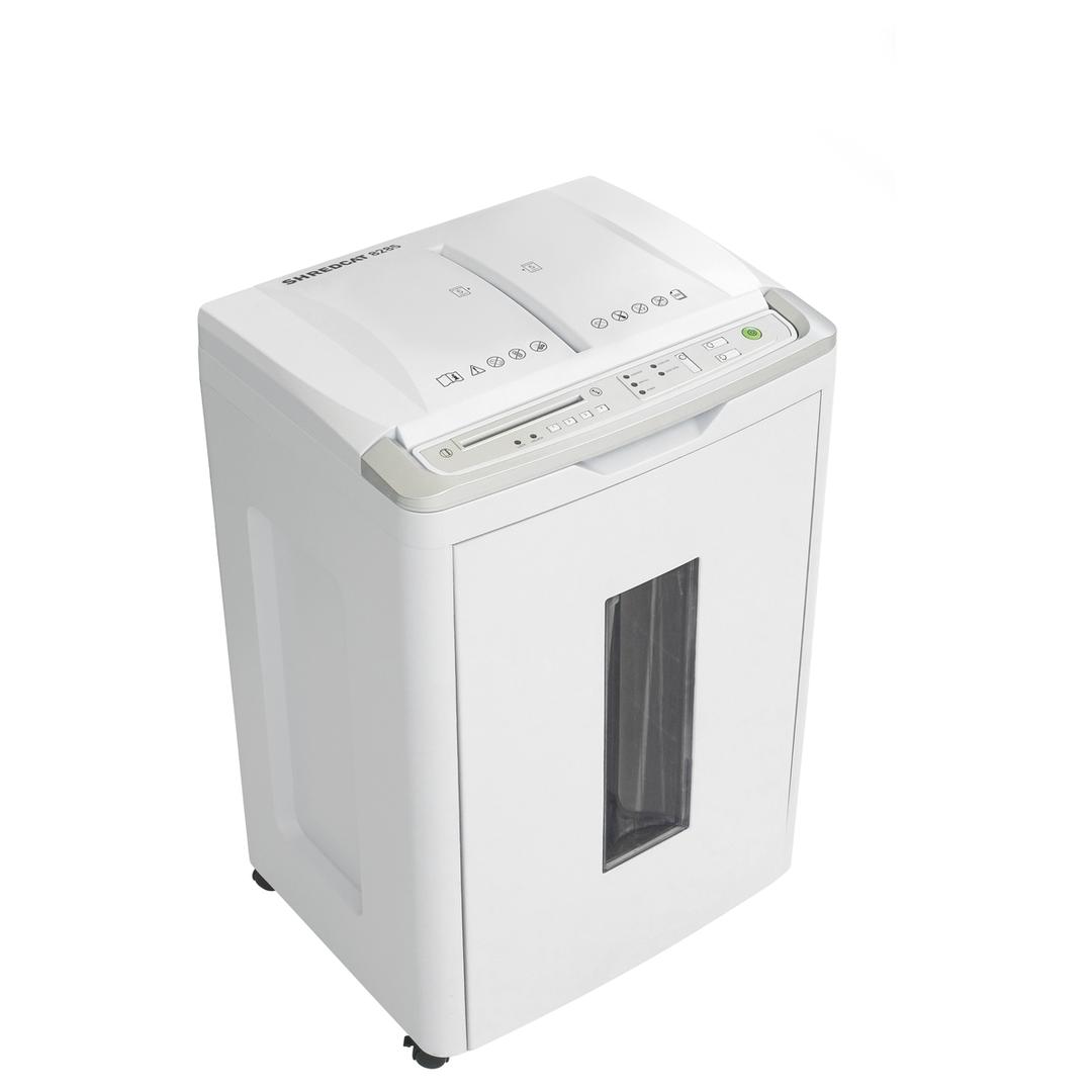 Destructeur de documents confidentiels P4 Coupe croisée Insertion papier automatique SHREDCAT 8285 AUTO-FEED C/C 4 x 10 mm avec insertion papier automatique IDEAL — Vue de droite
