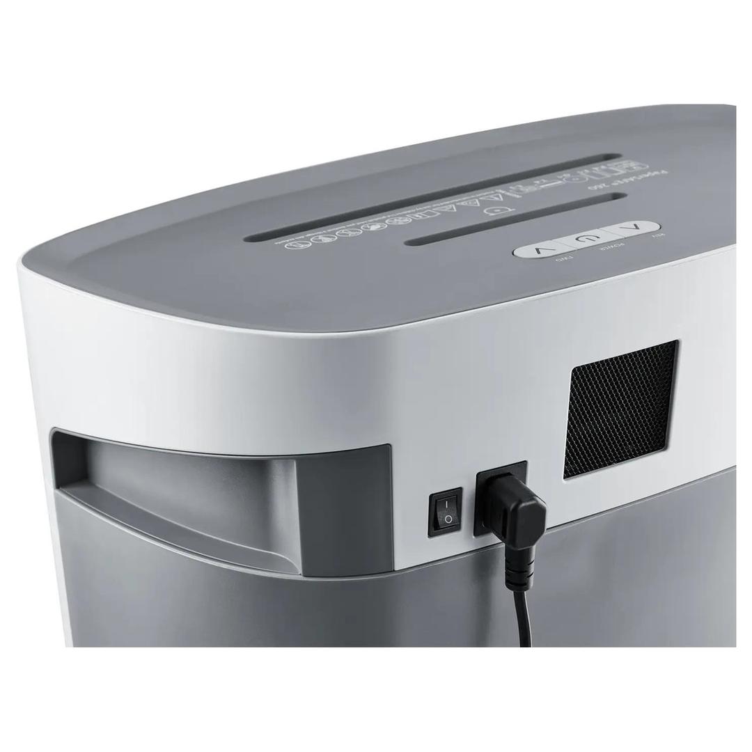 Destructeur de documents confidentiels P4 Coupe croisée Papersafe PS260 4 x 12 mm DAHLE — Alimentation