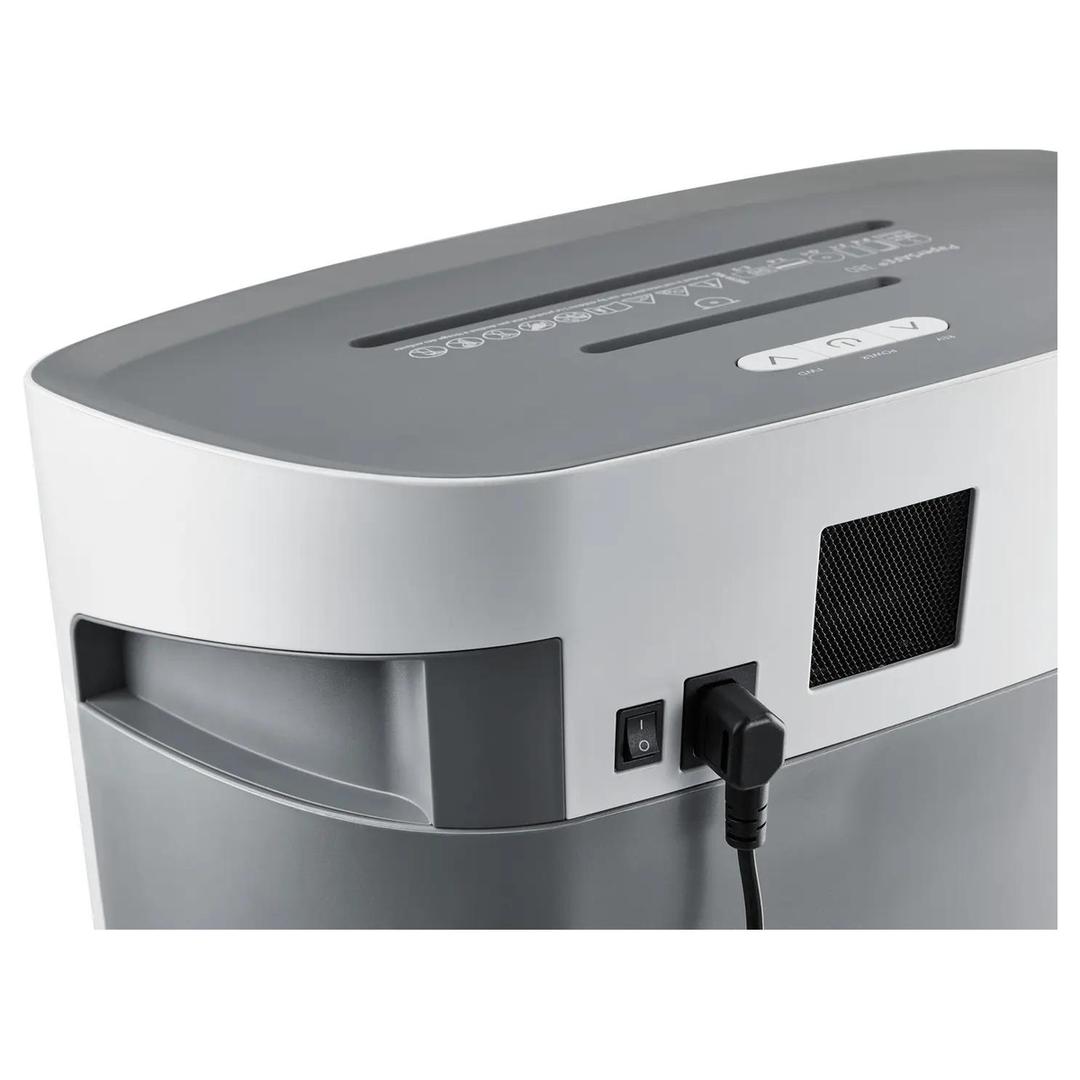 Destructeur de documents confidentiels P4 Coupe croisée PaperSAFE PS380 4 x 12 mm DAHLE — Alimentation