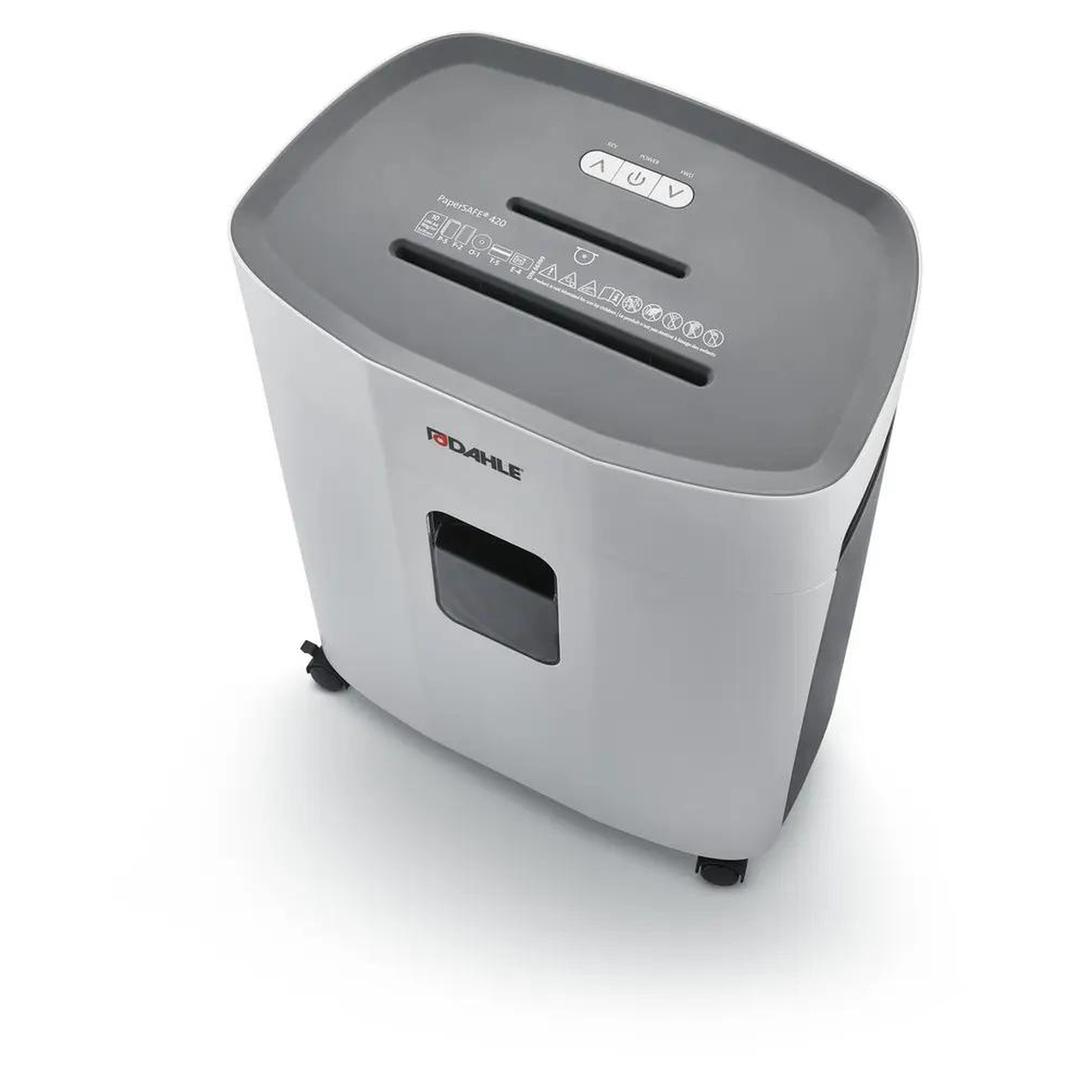 Destructeur de documents très confidentiels P5 Coupe croisée PaperSAFE PS420 2 x 15 mm DAHLE — Vue de dessus