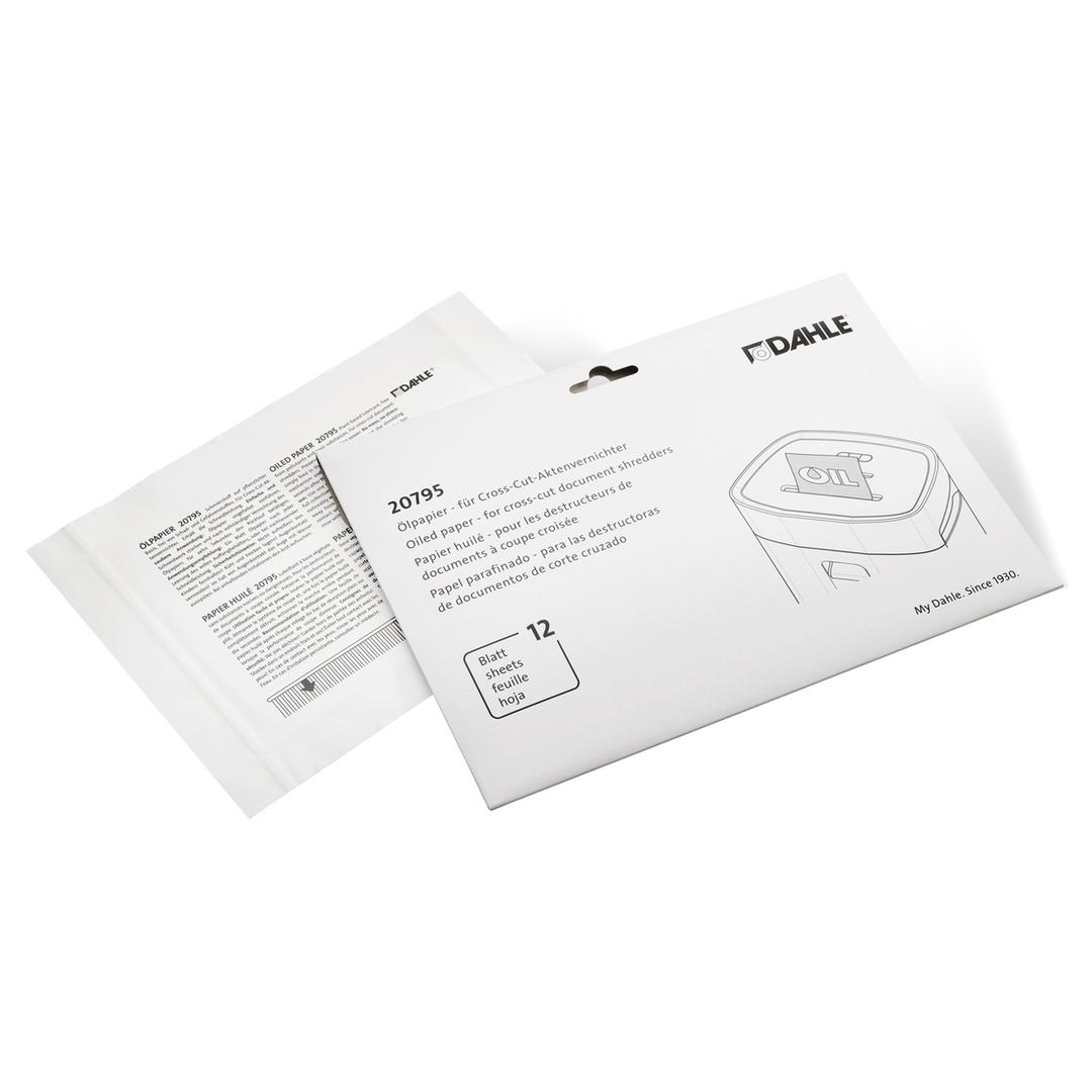 Lot de 12 feuilles du lubrification DAHLE — Base