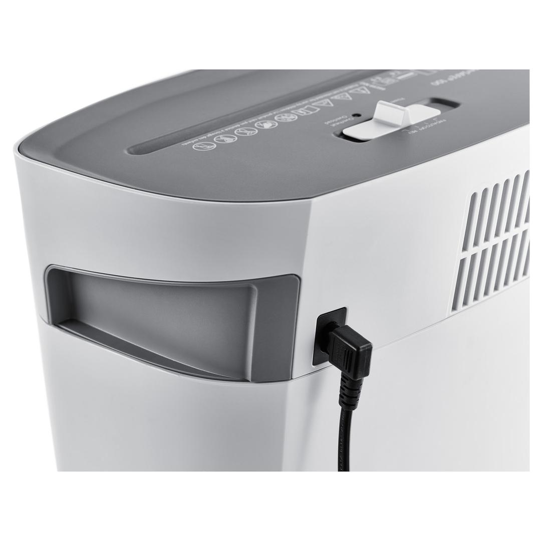 Destructeur de documents confidentiels P4 Coupe croisée PaperSAFE 100 5 x 18 mm DAHLE — Alimentation