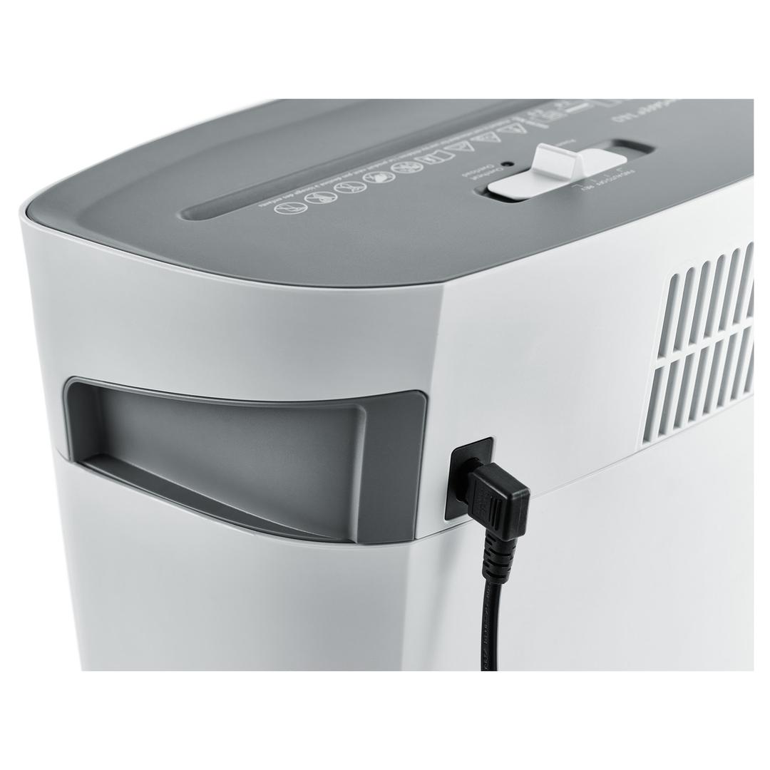 Destructeur de documents confidentiels P4 Coupe croisée PaperSAFE 140  5 x 18 mm DAHLE — Alimentation