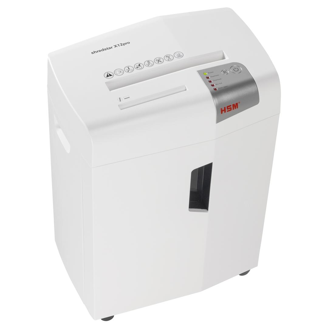 Destructeur de documents Shredstar X12pro 2 x 15 mm HSM — Vue de droite