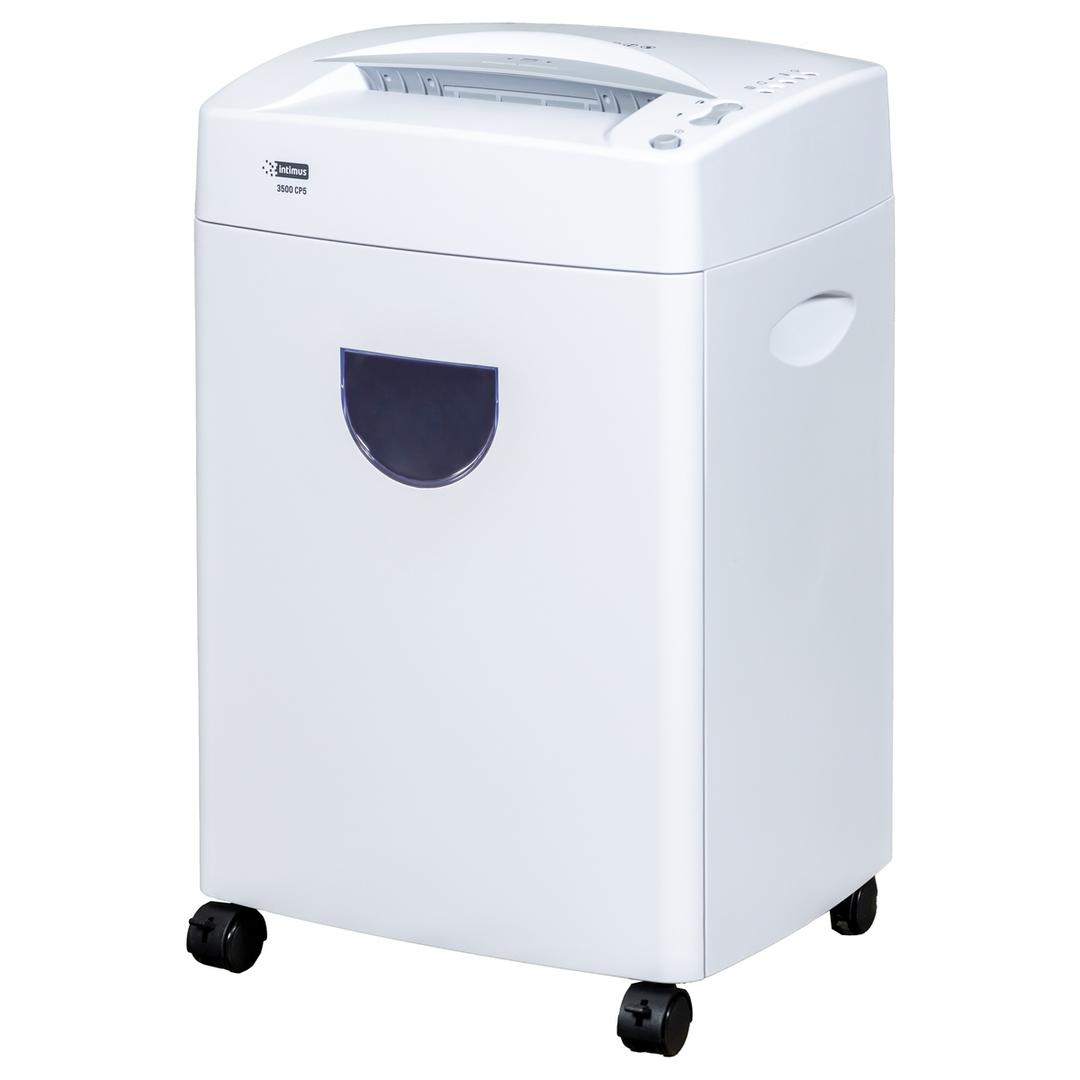 Destructeur de documents très confidentiels P5 Coupe croisée 3500 CP5 2 x 10 mm INTIMUS — Base