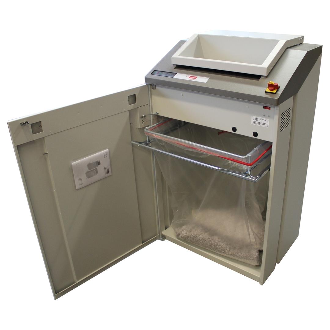 Destructeur de documents très confidentiels P5 Coupe croisée 200 CP5 1,9 x 15 mm huileur automatique INTIMUS — Collecteur ouvert