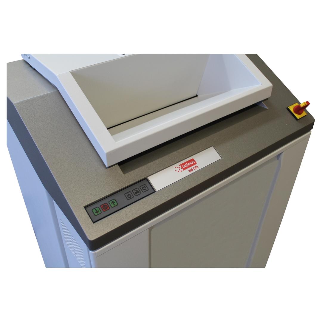 Destructeur de documents très confidentiels P5 Coupe croisée 200 CP5 1,9 x 15 mm huileur automatique INTIMUS — Détails