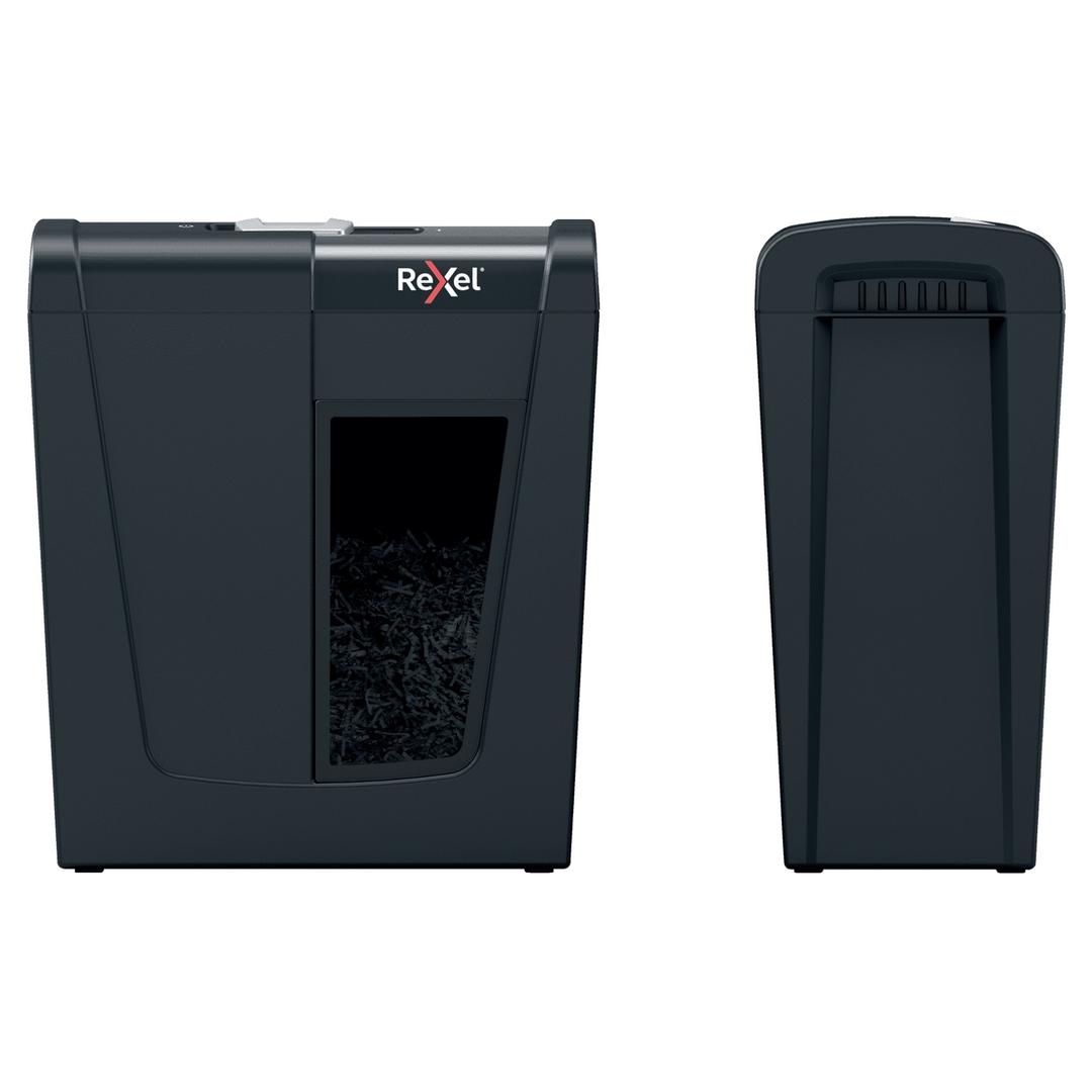 Destructeur de documents P2 Coupe droite Secure S5 6 mm REXEL — Vue d'ensemble