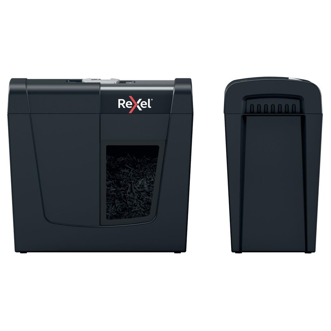 Destructeur de documents confidentiels P4 Coupe croisée Secure X6 4 x 40 mm REXEL — Vue d'ensemble