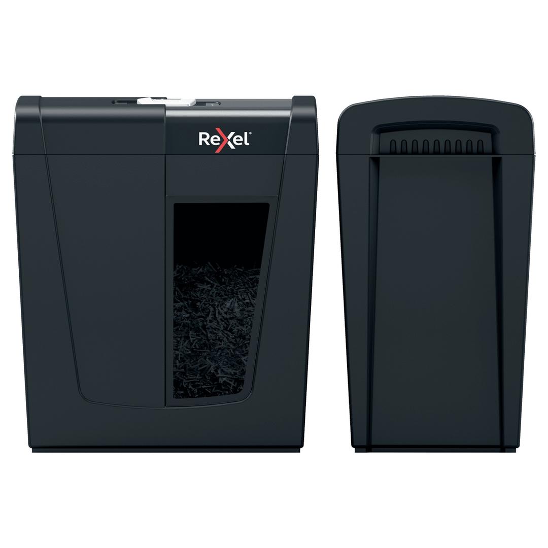 Destructeur de documents confidentiels P4 Coupe croisée Secure X10 4 x 40 mm REXEL — Vue d'ensemble