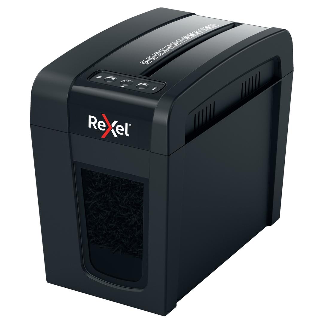 Destructeur de documents confidentiels P4 Coupe croisée Secure X6-SL 4 x 40 mm REXEL — Base