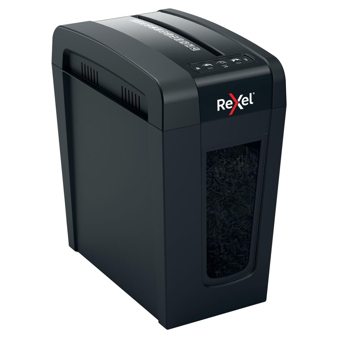 Destructeur de documents confidentiels P4 Coupe croisée Secure X8-SL 4 x 40 mm REXEL — Vue de droite