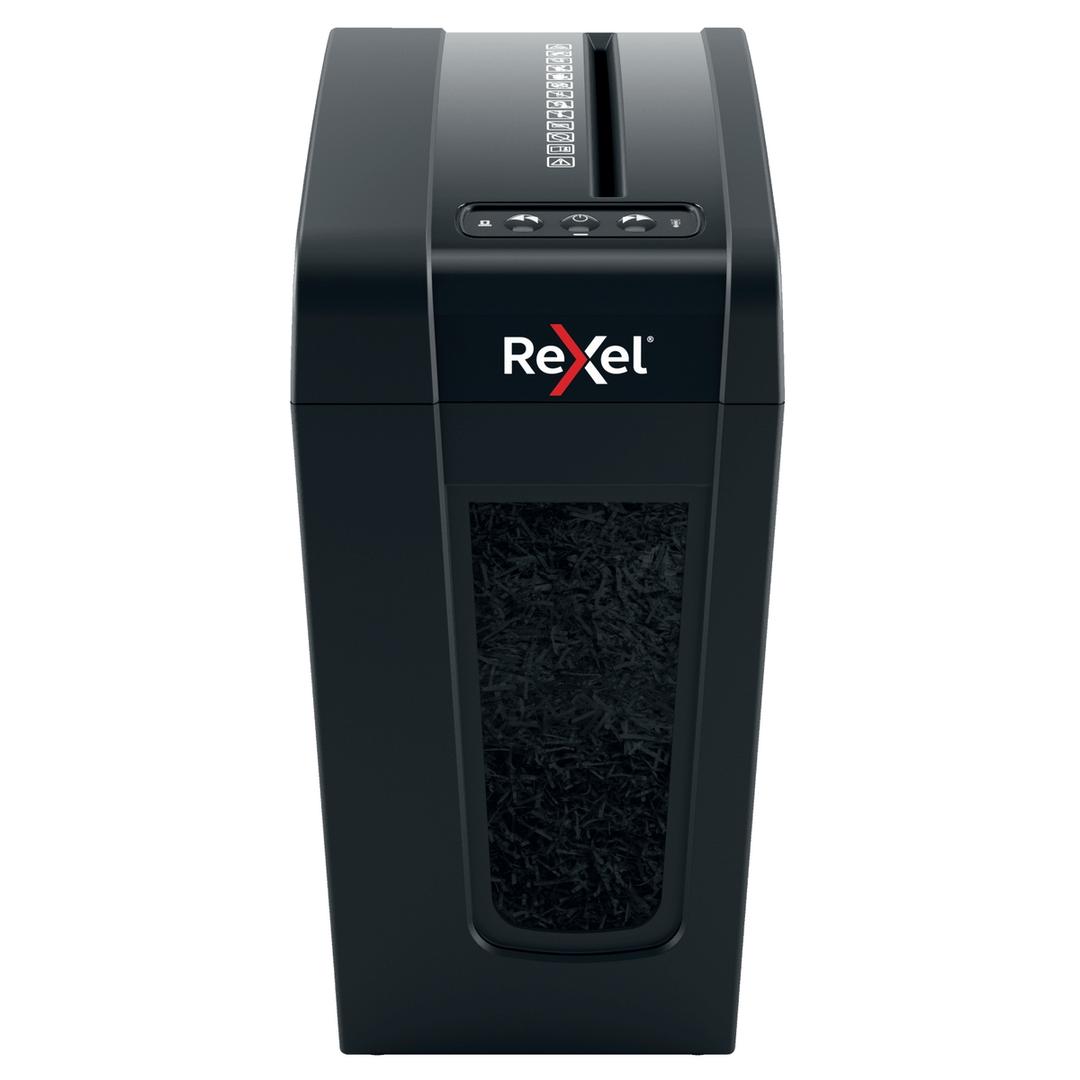 Destructeur de documents confidentiels P4 Coupe croisée Secure X8-SL 4 x 40 mm REXEL — Vue de face