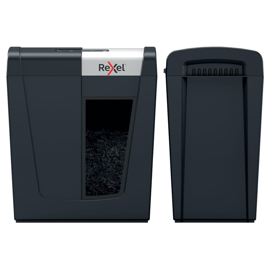 Destructeur de documents très confidentiels P5 Coupe croisée Secure MC6 2 x 15 mm REXEL — Vue d'ensemble