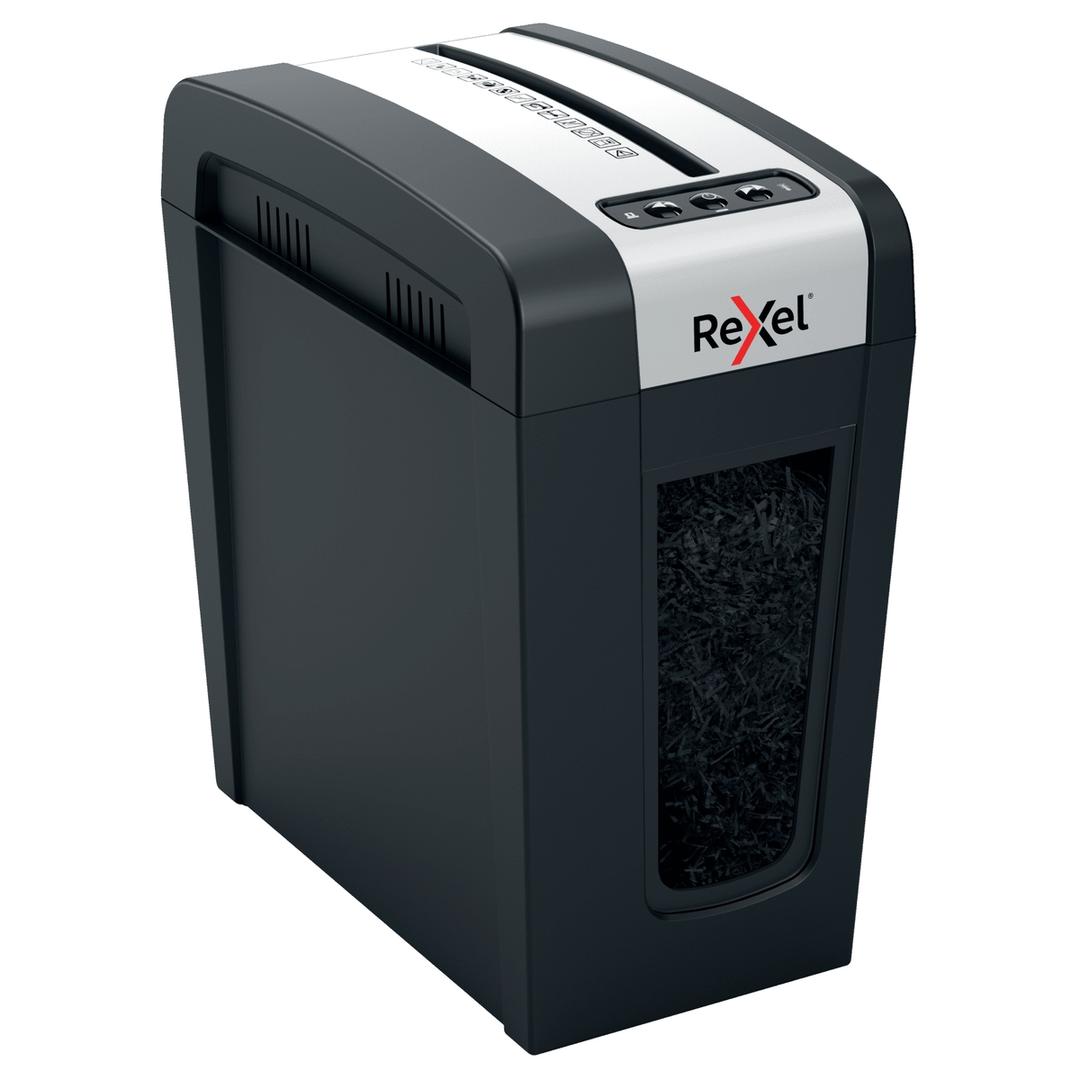Destructeur de documents très confidentiels P5 Coupe croisée Secure MC4-SL 2 x 15 mm REXEL — Vue de droite