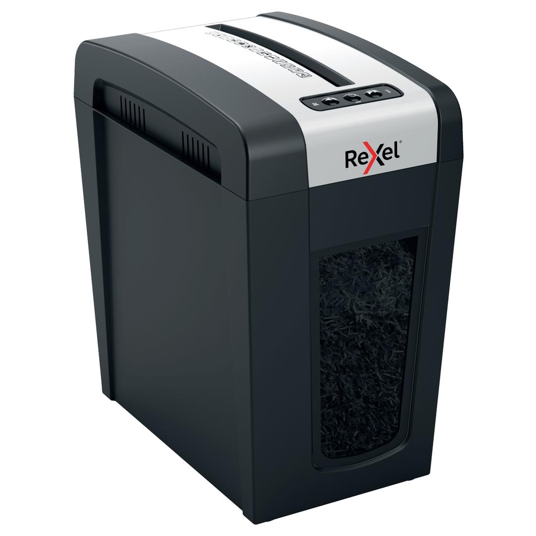 Destructeur de documents très confidentiels P5 Coupe croisée Secure MC6-SL 2 x 15 mm REXEL — Vue de droite