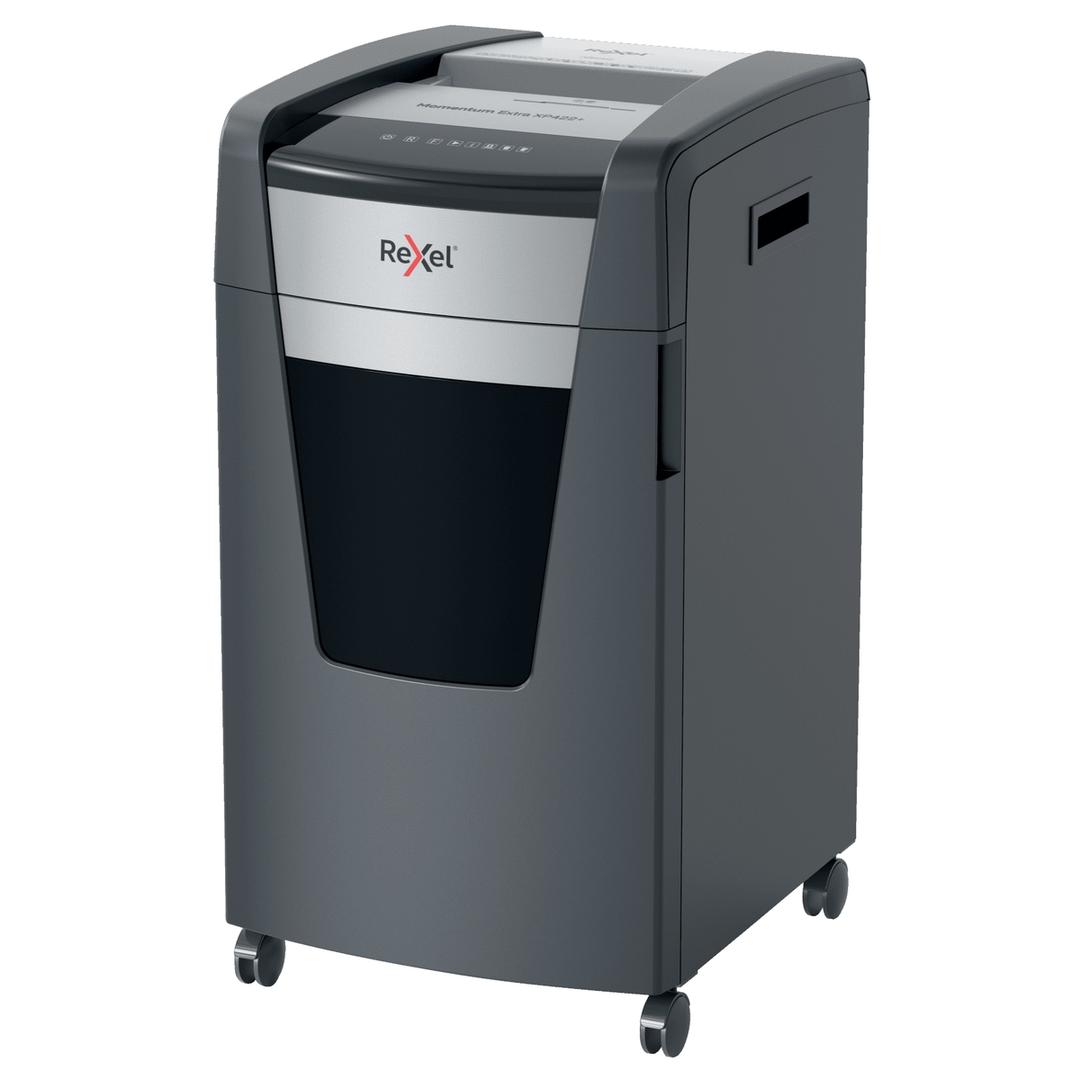 Destructeur de documents confidentiels P4 Coupe croisée Momentum Extra XP422+ 4 x 35 mm REXEL — Base