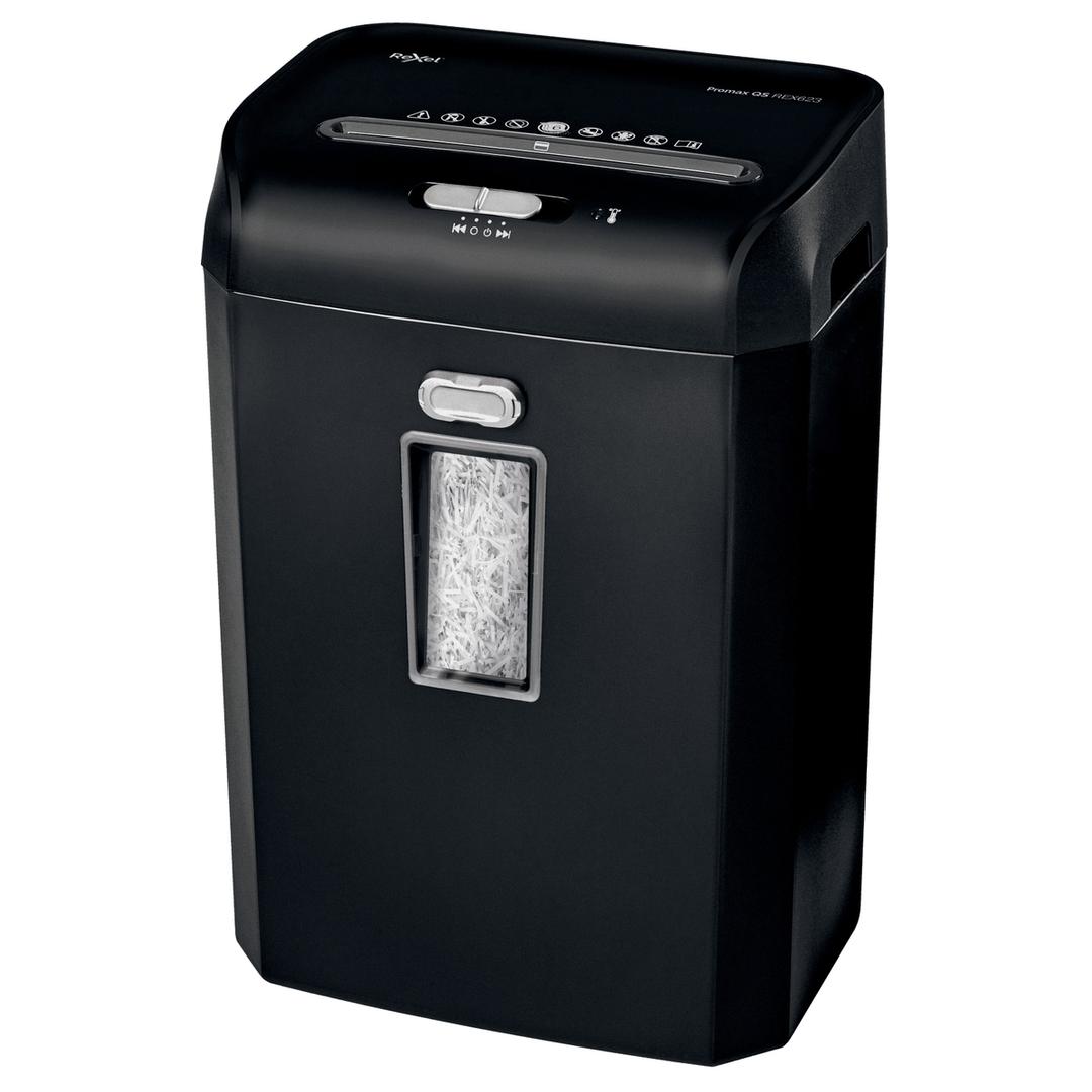 Destructeur de documents confidentiels P4 Coupe croisée Promax QS REX623 4 x 40 mm REXEL — Base