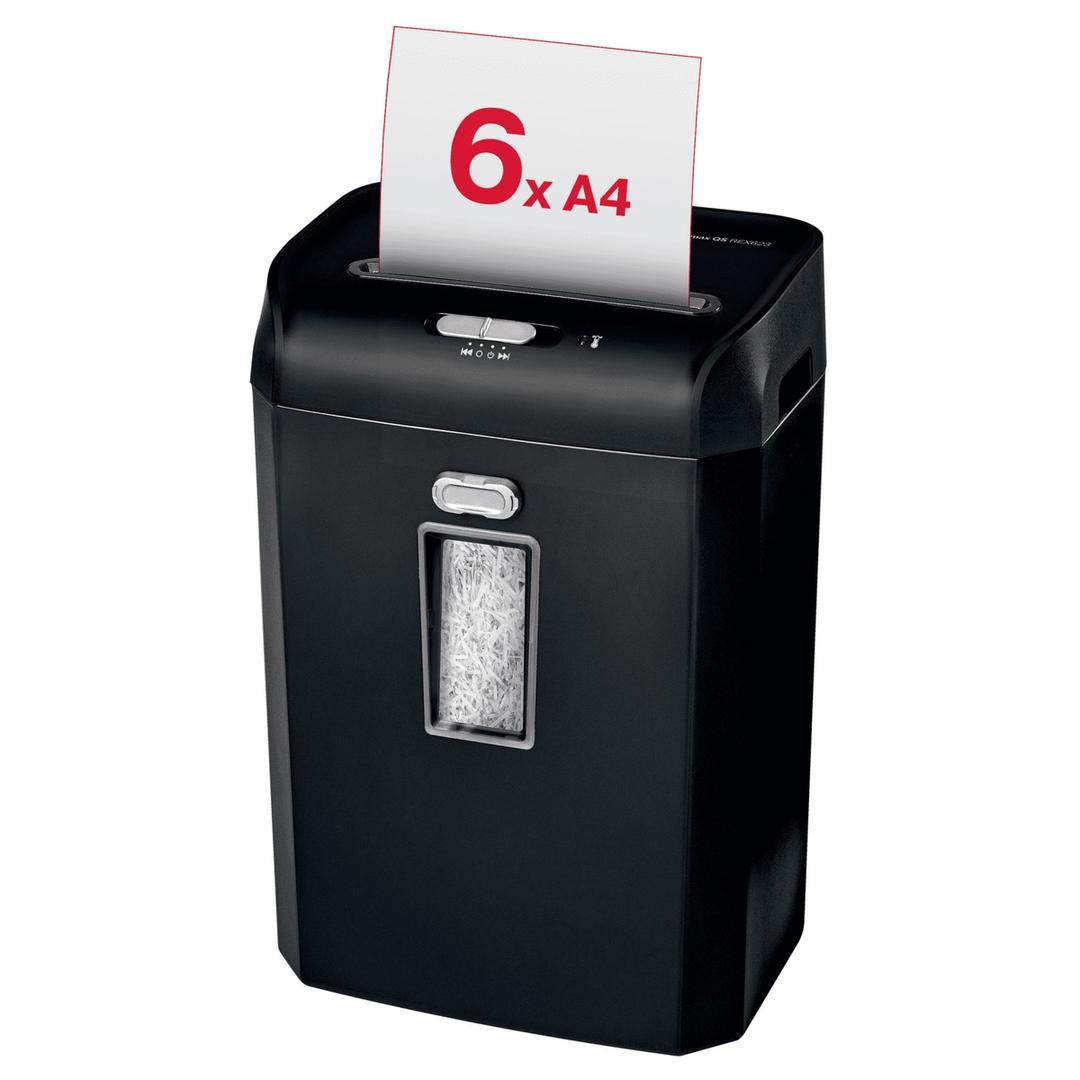 Destructeur de documents confidentiels P4 Coupe croisée Promax QS REX623 4 x 40 mm REXEL — Insertion papier