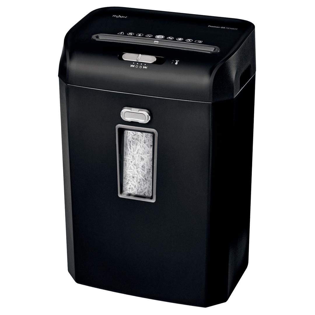 Destructeur de documents confidentiels P4 Coupe croisée Promax QS REX823 4 x 40 mm REXEL — Base