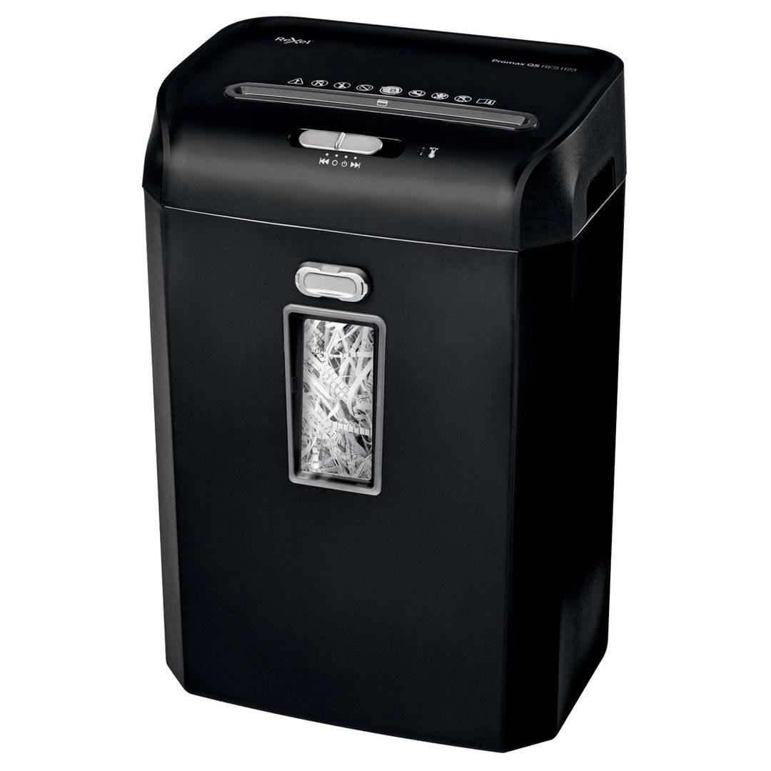 Destructeur de documents P2 Coupe droite Promax QS RES1123 6 mm REXEL — Base