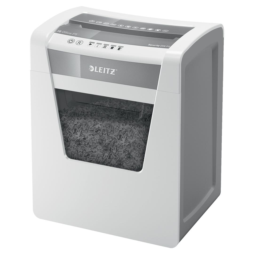 Destructeur de documents très confidentiels P5 Coupe croisée IQ Office 2 x 15 mm LEITZ — Base