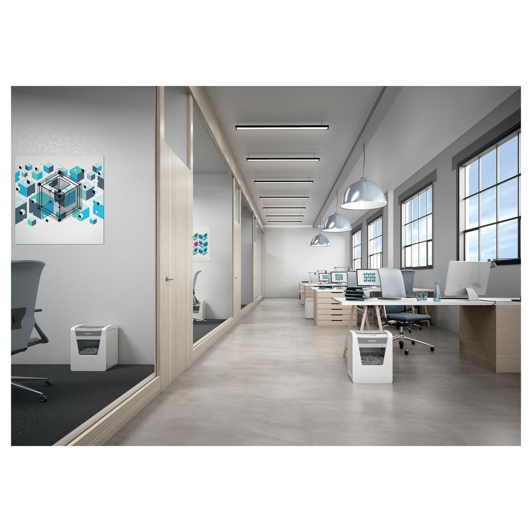 Destructeur de documents très confidentiels P5 Coupe croisée IQ Office 2 x 15 mm LEITZ — Vue d'ensemble