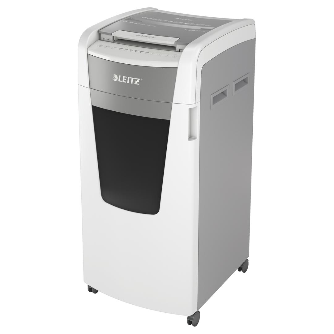 Destructeur de documents confidentiels P4 Coupe croisée Insertion papier automatique IQ Autofeed+ 600 4 x 36 mm avec insertion papier automatique LEITZ — Base