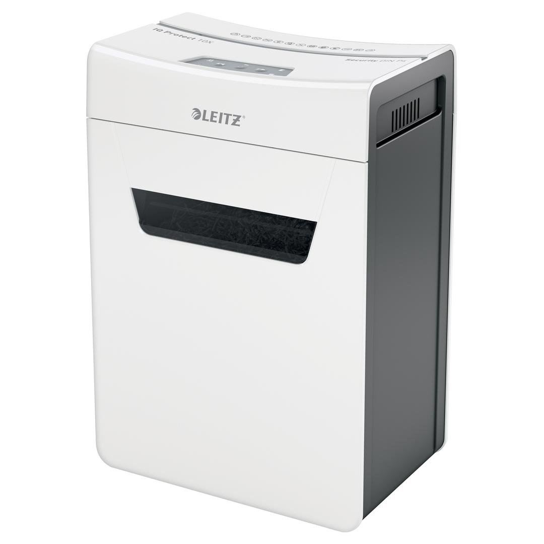 Destructeur de documents confidentiels P4 Coupe croisée IQ Protect 10X 4 x 40 mm LEITZ — Base