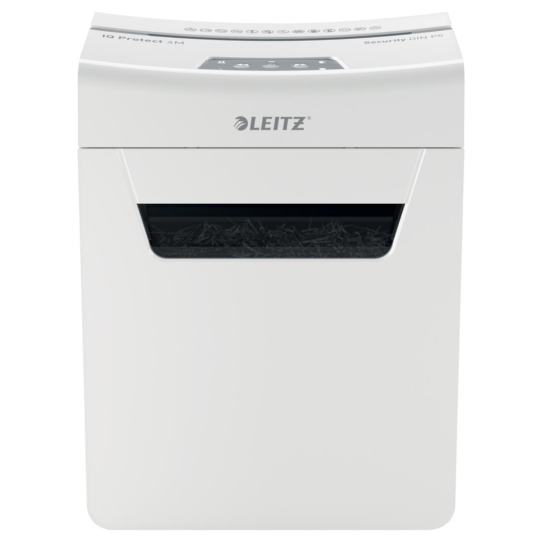 Destructeur de documents très confidentiels P5 Coupe croisée IQ Protect 4M 2 x 15 mm LEITZ — Vue de face